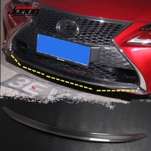 Genuine Carbon Fiber Grille Bumper Lower Guard Trim for Lexus RC200t RC300 RC350 - Picture 1 of 11