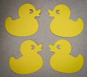 8 * Duck die Cuts for Scrapbooking| Yellow Duck Die Cuts | Duck Card Toppers - Picture 1 of 3