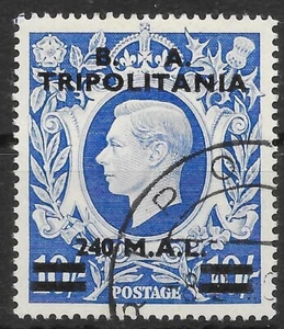 B.O.I.C.-TRIPOLITANIA SGT26 1950 BA SOBREIMPRESIÓN 240l EN 10/= ULTRAMAR USADO - Imagen 1 de 1