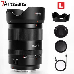 7Artisans 50mm F1.8 Full Frame Large Aperture Auto Focus Lens for L Mount Camera - Picture 1 of 8