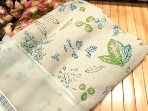 Moslovstar 1 Tier Leaves and Flower Curtain Panel Cotton Linen Lace Trim 63" - Picture 1 of 4