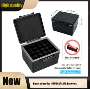 Battery Organizer Storage Case for 18650/AA/AAA Batteries Holder with Tester - Bild 1 von 19