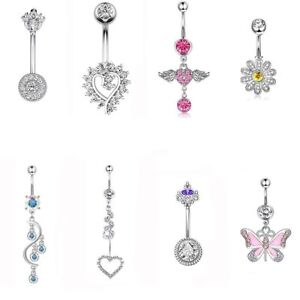 Belly Piercing Jewelry Belly Button Ring Cartilage Earring Dangling Navel
