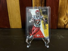 Travis Kelce Hand Signed On Card Kansas City Chiefs Football Card