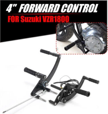 Aluminum 4" Forward Controls Footpegs For Suzuki VZR1800 Intruder M1800R VZ1500 Foto 1 de 4