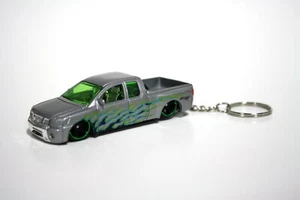 NISSAN TITAN CUSTOM LOWRIDER, 1/64 DIECAST KEY CHAIN. HOT WHEELS, HOTWHEELS, - Picture 1 of 5