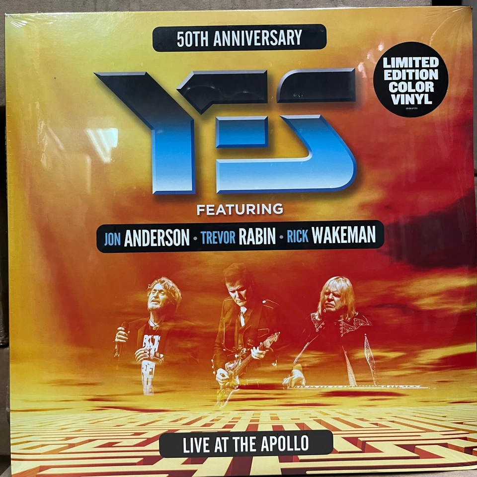 Live At The Apollo by Yes (Record, 2018, Orange) SEALED Shelfwear* - Image 1 of 1