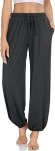 Daceslon Women’s Casual Loose Yoga Workout Joggers Pants Drawstring Comfy Lounge - Picture 1 of 1