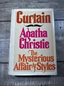 1975 Vintage Novel "Curtain & Other Mysterious Affair at Styles" Agatha Christie - Picture 1 of 6