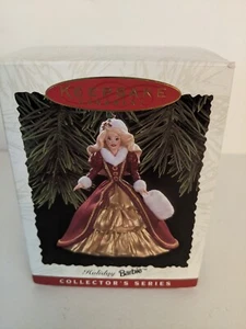Neu Vintage 1996 Barbie Hallmark Holiday Keepsake Sammler viktorianisches Kleid #4 Neu im Karton - Bild 1 von 7