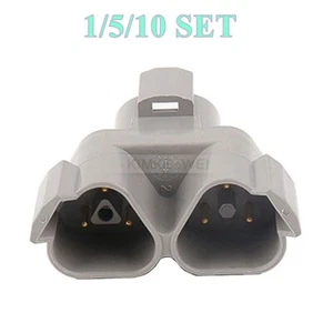 Deutsch DT Series 3 Pin/Way Y Receptacle Housing Connector Plug DT04-3P-P007 New - Picture 1 of 2