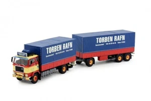 TEKNO 81275 Volvo F88 Camión + Remolque Portero 3 Ejes "Torben Rafn " Mint - Imagen 1 de 5