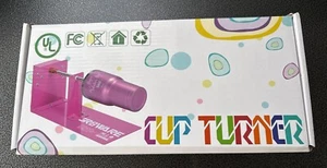 NUEVO vaso giratorio de taza rosa GR8WARE - Imagen 1 de 2