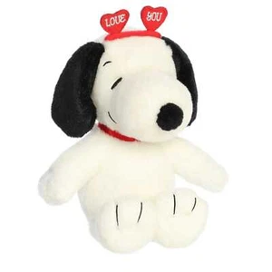 Aurora - Cacahuetes - Amor en la mente - 9" Snoopy Timeless Peluche Animal - Imagen 1 de 5