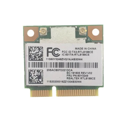 Realtek RTL8188CE 60Y3247 60Y3249 Wlan Card For E530 E535 E435 E420 E325 X230 - Image 1 of 4
