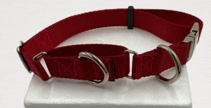 Martingale Dog Collar Extra D Ring Metal Heavy Hardware Mastiff Handmade - Picture 1 of 16