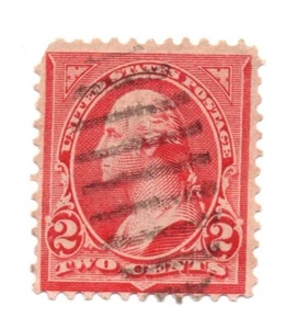 1897 SELLO US SCOTT 267 ""Washington"" 2 CENTAVOS USADO Perf 12 (a2) - Imagen 1 de 1