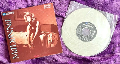 MADONNA : 1983-1984 MUSIC VIDEOS  8" LASERDISC   1984 USA 1st Ed.  41Yrs!  RARE - Image 1 of 4