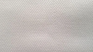 Mantel de diseño damasco mezcla poliéster tejido blanco 56" x 116" vintage - Imagen 1 de 5