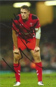 WALES, DRAGONS & OSPREYS RUGBY UNION: CORY ALLEN SIGNED 6x4 ACTION PHOTO+COA - Picture 1 of 1