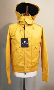 Faconnable Hooded Bomber Jacket Yellow Size Small uk 36 eu 46 RRP €695 - Picture 1 of 12