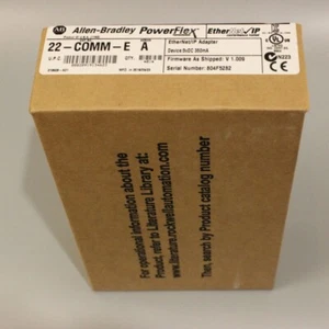 New Factory Sealed Allen-Bradley 22-COMM-E /A PowerFlex Ethernet/IP Comm Adapter - Picture 1 of 4