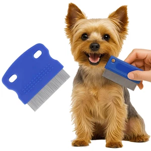 Tear Stain Remover Comb Set for Dogs & Cats – Stainless Steel Eye Grooming Tool  - Picture 1 of 12