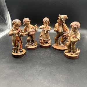 Figuras de madera, ranuradas, figuras antiguas -H.32 - Imagen 1 de 17