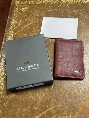 New Boxed Quality Leather Braun Buffet unisex Travel - Card Wallet Xmas Gift - Image 1 of 4