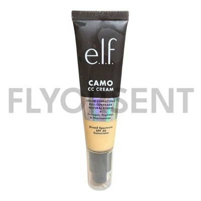 E.L.F  Camo CC Cream Color Correcting FullCoverage Natural Finish Fair 140 W NWB - Image 1 of 2