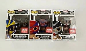 Funko Marvel Collector Corps Lucha Libre Edition Pops Lot - Picture 1 of 6