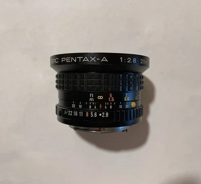 SMC Pentax A 20mm F2.8 Lens K Mount - Image 1 of 4