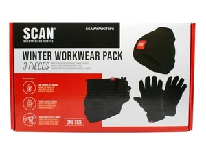 Scan 3 Piece Winter Essentials Pack Snood / Gloves & Hat Set - Picture 1 of 4