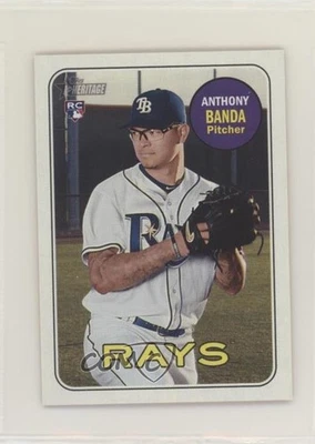 2018 Topps Heritage High Number Mini /100 Anthony Banda #714 Rookie RC - Image 1 of 2