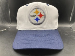 De colección Pittsburgh Steelers Otto De Colección NFL Snapback Sombrero Blanco Azul Bill Cap - Imagen 1 de 17