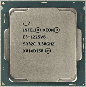 Intel Xeon E3-1225 v6 3.30GHz 4-Core LGA1151 Kaby Lake-S CPU SR32C Server - Picture 1 of 2