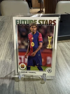 2025 Topps Champions League Lamine Yamal Future Stars FC Barcelona - Bild 1 von 2