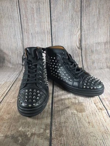 Scarpe uomo taglia 13 LA Milano nere con punte - Foto 1 di 11