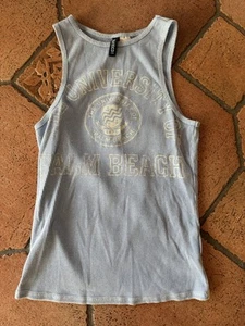 H&M Shirt Top Trägershirt Ärmellos Grösse S Hellblau - Bild 1 von 2
