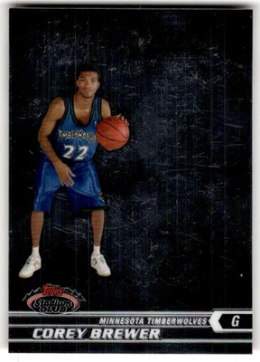 2007-08 Stadium Club Corey Brewer #/1999 Rookie #107 - Image 1 of 2