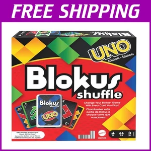 Blokos Shuffle UNO Edition: Ultimatives Familienstrategie Brettspiel, 2-4 Spieler - Bild 1 von 8