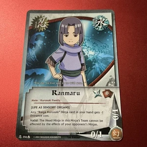 Naruto CCG Ranmaru 356 Lineage of Legends Common LP-MP English 1st Ed - Picture 1 of 2