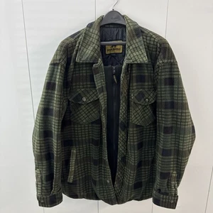 Irish Setter Deep Camp Field Coat Green Flannel Quilted Heavy Red Wing Shoes XL - Picture 1 of 13