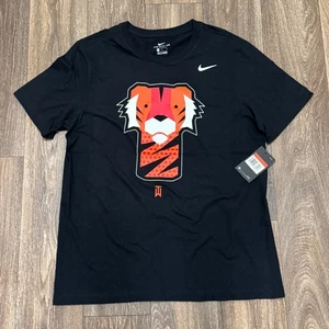 Nike Tiger Woods Camicia Uomo Large Nera Golf Frank the Head Cover CV5979-010 - Foto 1 di 6