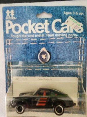 Vintage 1976 Tomica Tomy Pocket Cars Diecast Gran Porsche 911S No. F3 1/61 MIJ - Imagem 1 de 4