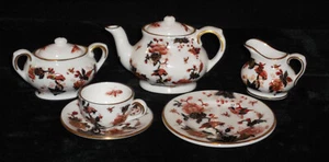 EINGESTELLT COALPORT HONGKONG MUSTER MINI/MINIATUR 8-TEILIGES TEESERVICE NEU - Bild 1 von 8