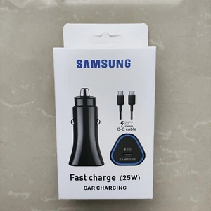 Samsung Caricabatterie Auto Super Veloce 25W + Cavo 3,3 piedi per Galaxy S24+ Ultra - Foto 1 di 3