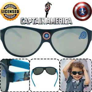 Lizenzierte Captain America UV400 polarisierte Gläser Kinder Jungen Sommersonnenbrille, 3+Y - Bild 1 von 9