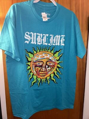 Sublime(band) “40oz of Freedom Sun Logo” Blue Large T-Shirt(new/unworn) - Image 1 of 4