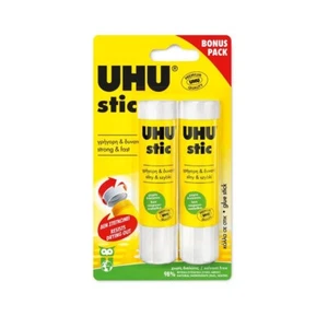 UHU Stic - Glue Stick, Pack of 2 (2 x 21g), Solvent Free, Assorted Models - Picture 1 of 1